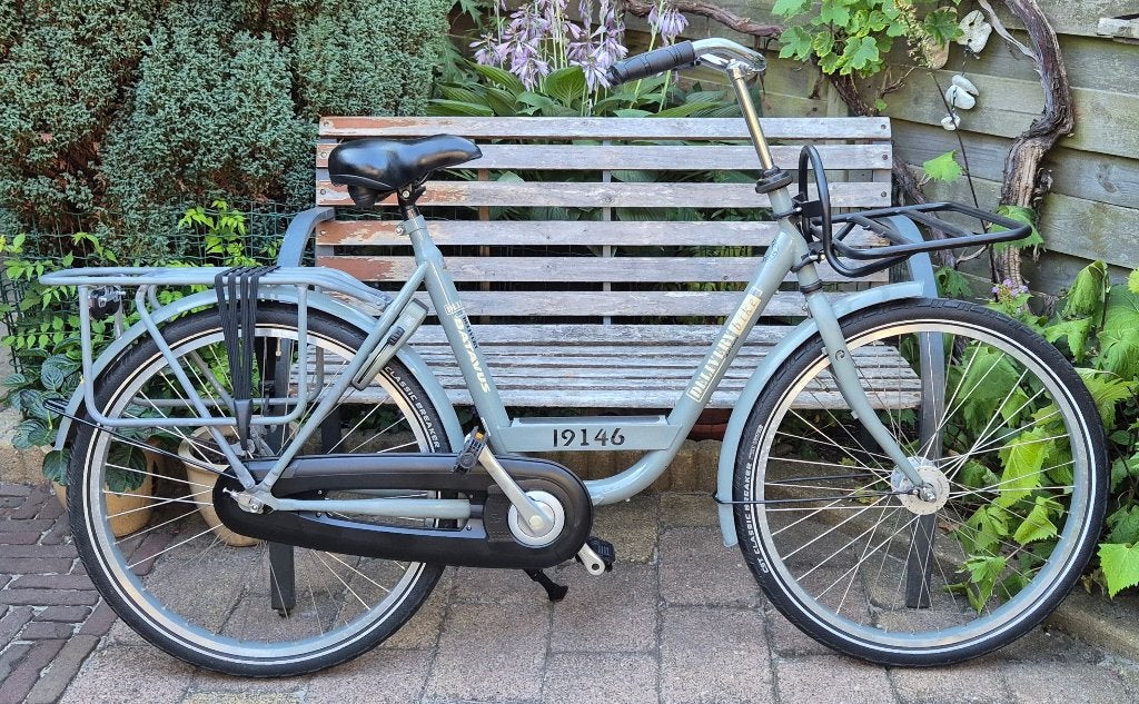 Stoere Batavus Delivery Bike damesfiets met transportrek, Ophalen, Terugtraprem, 53 tot 56 cm, Batavus
