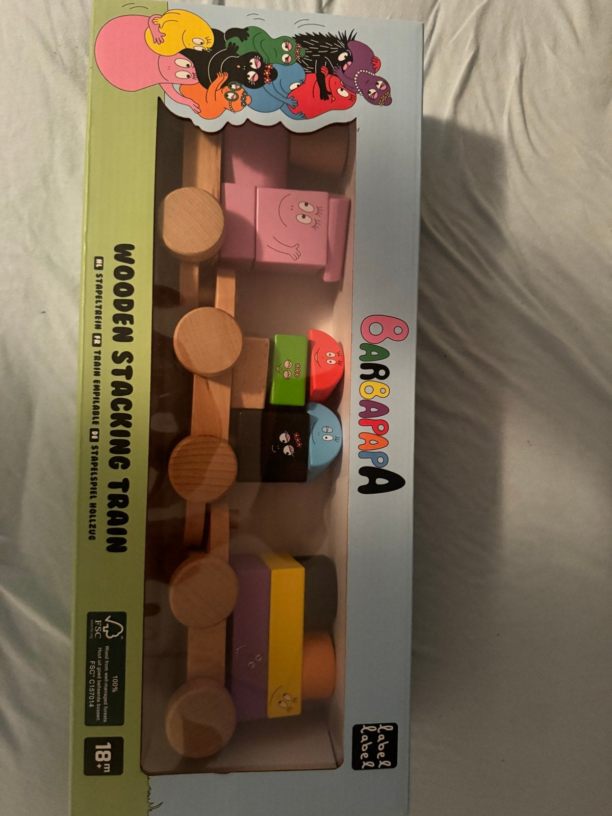 Barbapapa Houten Stapeltrein - Nieuw in Doos, Ophalen, Nieuw, Overige typen