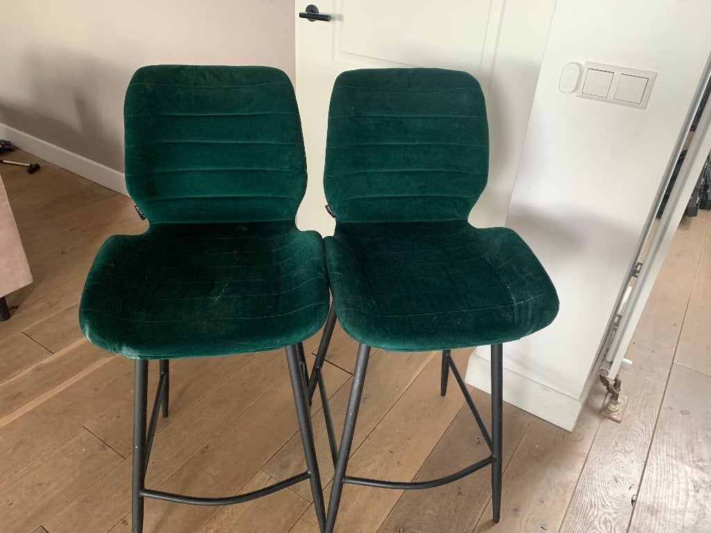 Mooie barkrukken 3 stuks, Huis en Inrichting, Barkrukken, 60 tot 90 cm, Ophalen of Verzenden, Zo goed als nieuw, Metaal