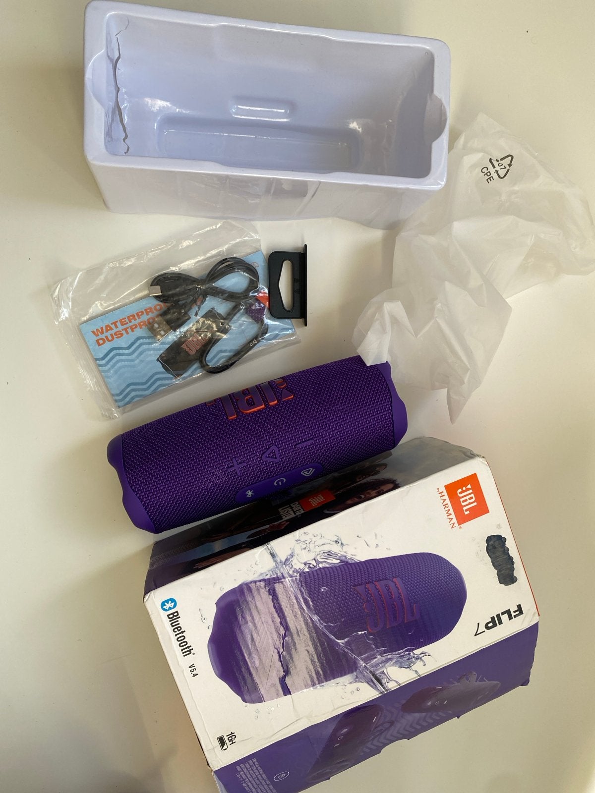 JBL Flip 7 Draagbare Bluetooth Speaker Paars New in box, Audio, Tv en Foto, JBL, Nieuw, Ophalen of Verzenden, Draagbare speaker