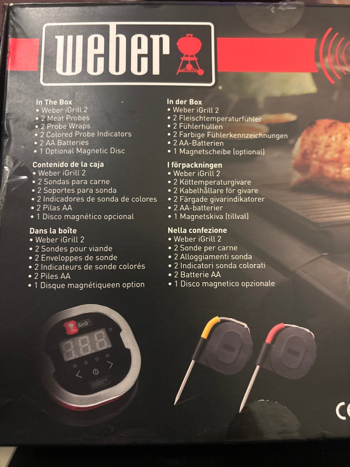 Weber iGrill 2 Bluetooth Thermometer - Nieuw in doos, Ophalen of Verzenden, Nieuw