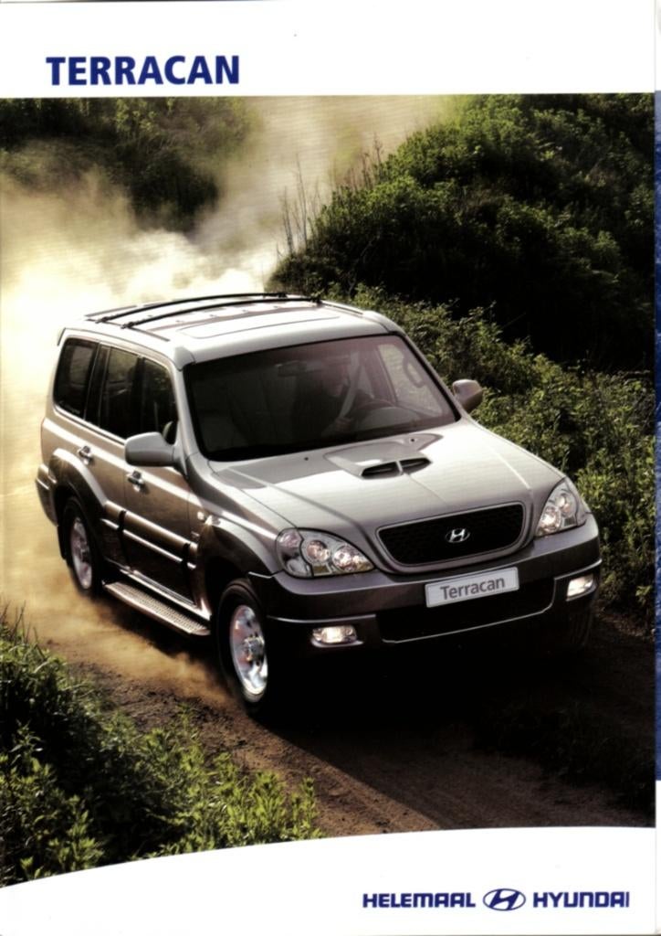 Brochure Hyundai Terracan 2008, Ophalen of Verzenden, Gelezen, Overige merken