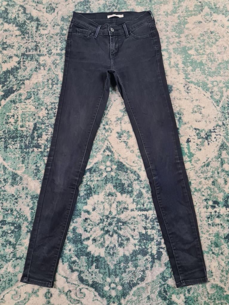 710 Levi's super skinny W26 L32 Tulsi2632 Dames Mid-rise, Kleding | Dames, Spijkerbroeken en Jeans, Zwart, Ophalen of Verzenden