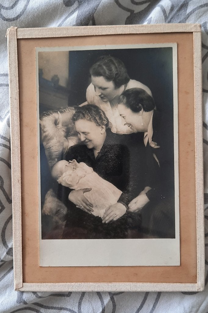 foto/kaart van de kleine prinses Beatrix en familie, Ophalen of Verzenden, Zo goed als nieuw, Nederland, Kaart, Foto of Prent