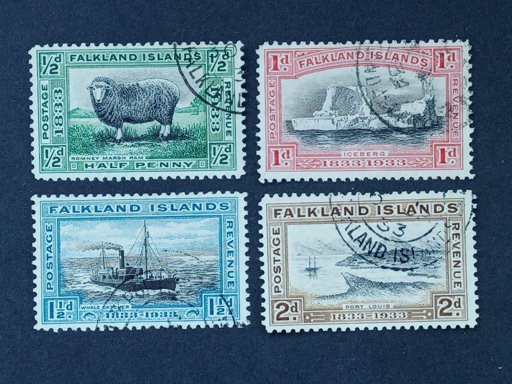 Postzegels UK Commonwealth - Falkland Islands, Ophalen of Verzenden, Gestempeld