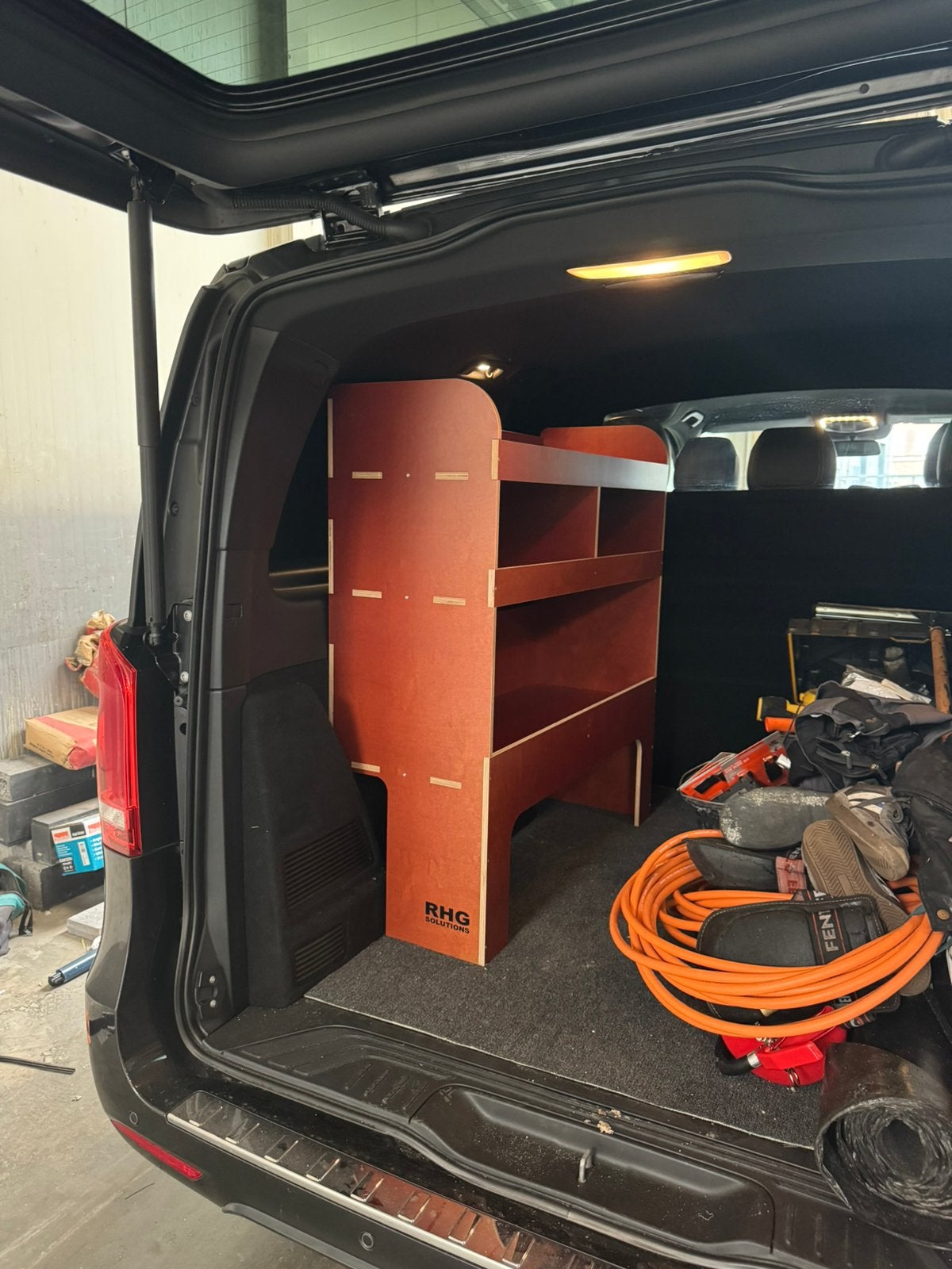 Mercedes V250 bedrijfswageninrichting, stelling werkbus, Ophalen, Nieuw, Nvt, Nvt