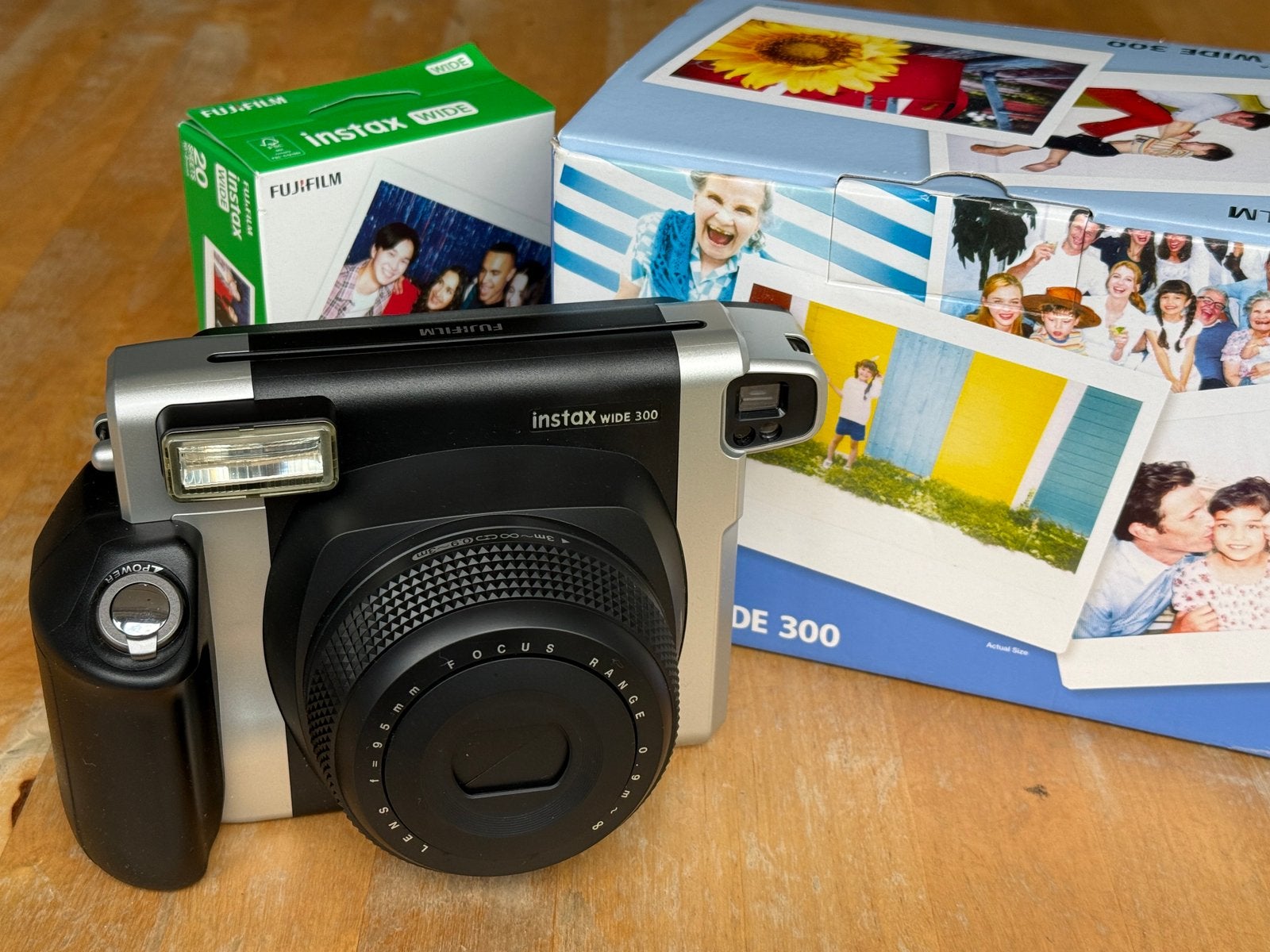 Fujifilm Instax Wide 300 ZGAN Fuji Film instant camera, Ophalen, Zo goed als nieuw, Polaroid, Fuji