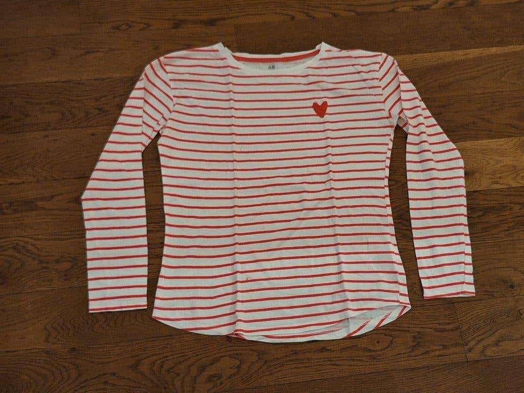 Longsleeve maat 158/164, Kinderen en Baby's, Kinderkleding | Maat 158, Meisje, H&M, Ophalen of Verzenden, Zo goed als nieuw