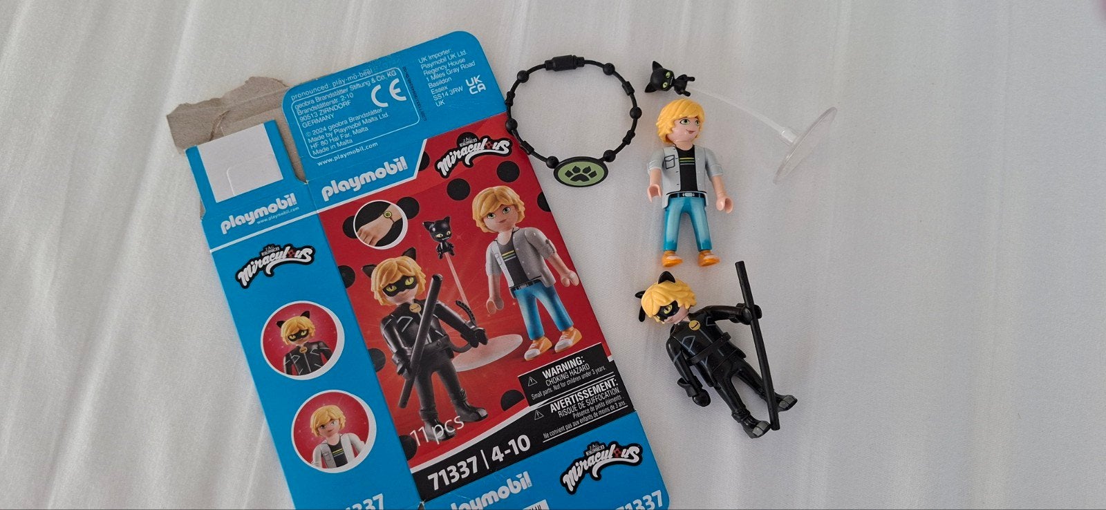 Playmobil Miraculous 71337 Adrien & Cat Noir, Kinderen en Baby's, Ophalen, Complete set, Zo goed als nieuw, Figuren