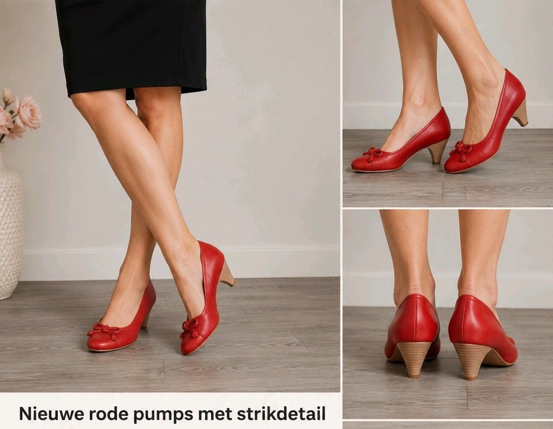 Cellini Rode Pumps met Strikdetail – Maat 39 – Nieuw, Pumps, Cellini, Nieuw, Ophalen of Verzenden