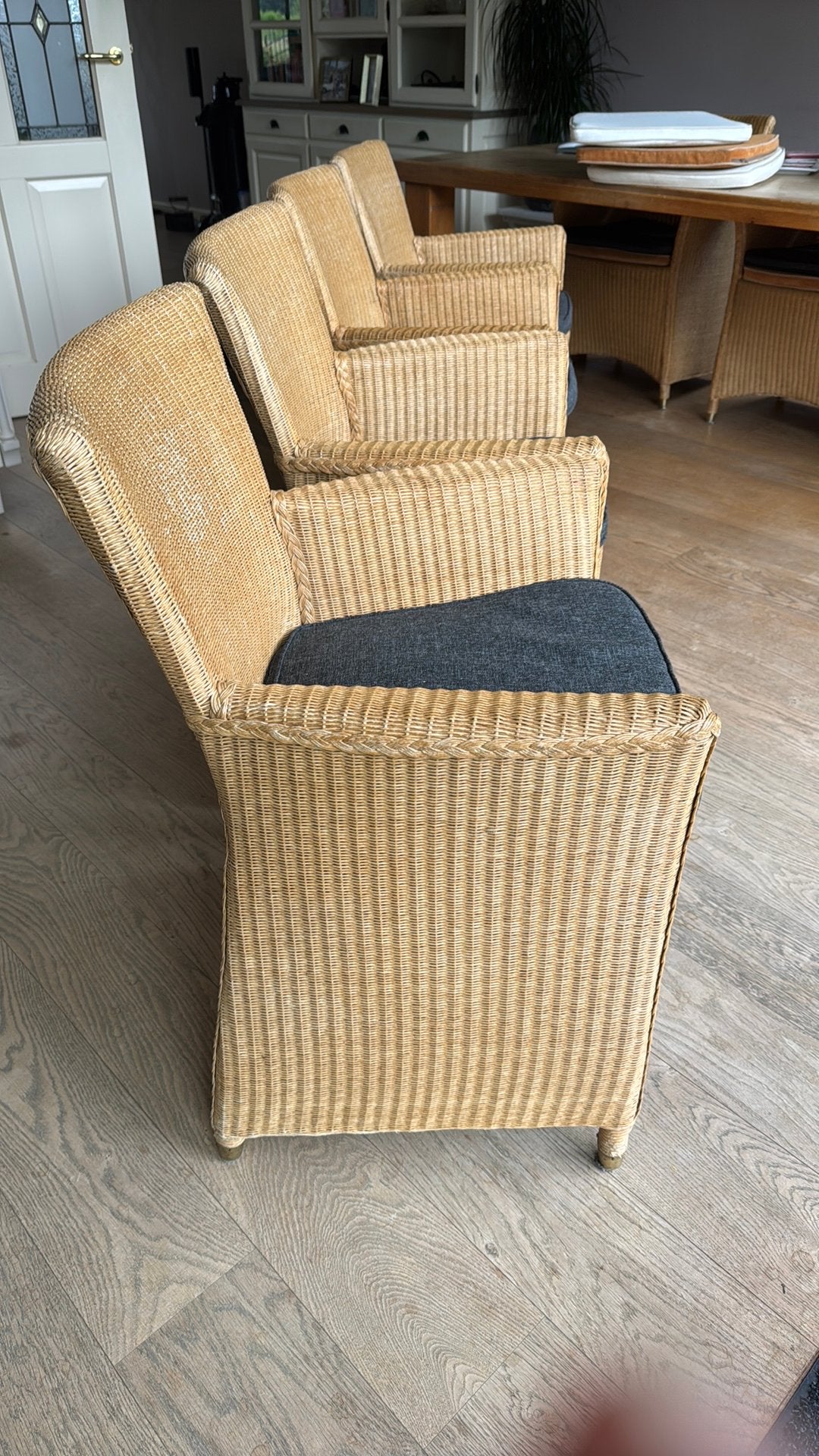 Lloyd loom stoelen, Ophalen, Overige materialen, Gebruikt, Bruin