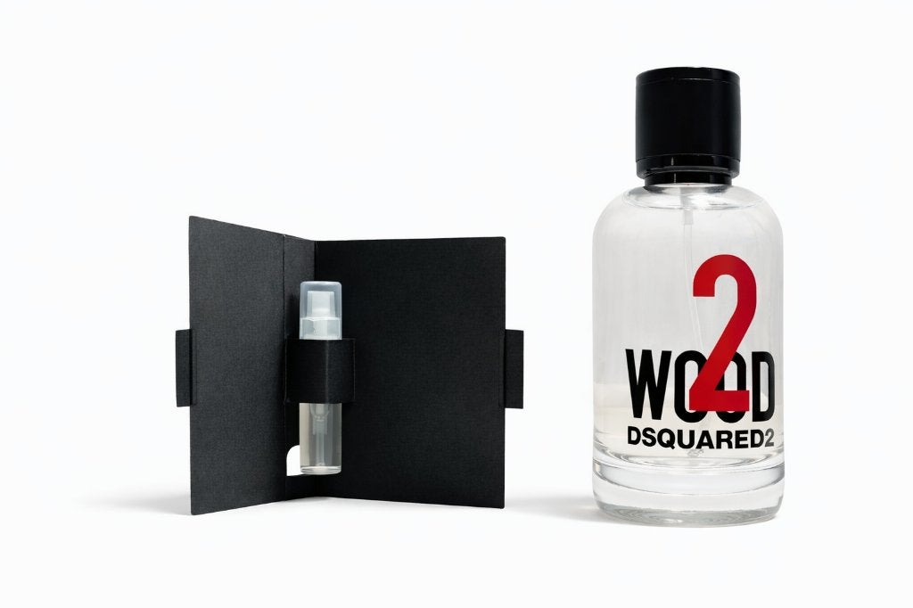 2 Wood – DSQUARED² (dames & heren, sample 1,2ml) decant, Ophalen of Verzenden, Nieuw