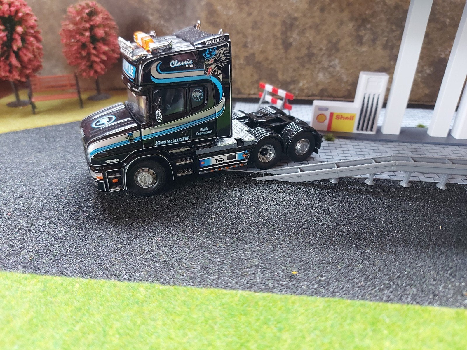 Corgi scania 164l 580, Ophalen of Verzenden, Zo goed als nieuw, Bus of Vrachtwagen, Corgi