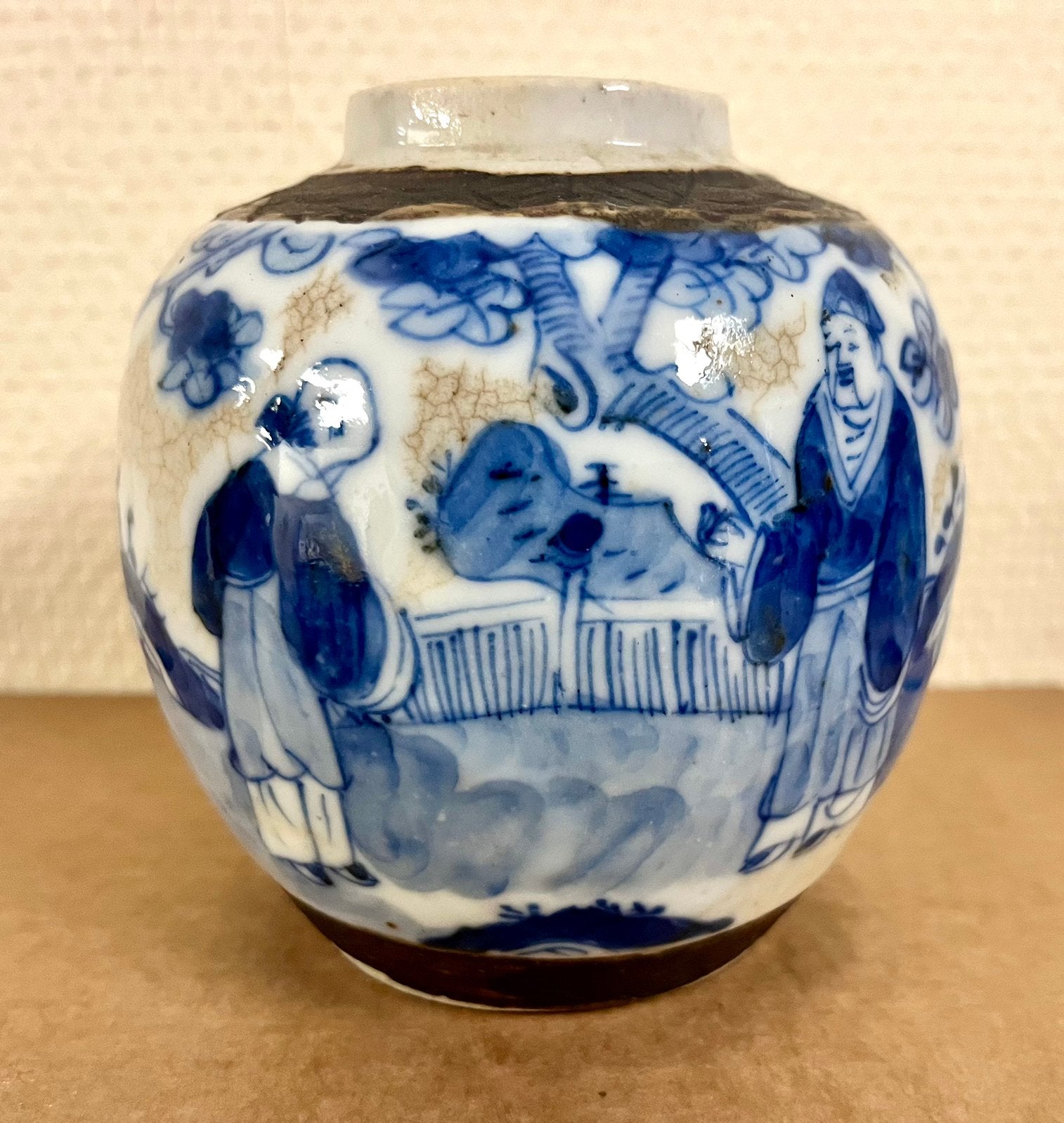 Oude 19e eeuwse gemberpot, Antiek en Kunst, Ophalen of Verzenden
