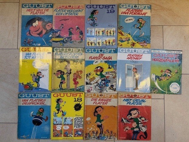 Guust Flater collectie, Meerdere stripboeken, Ophalen of Verzenden, Zo goed als nieuw