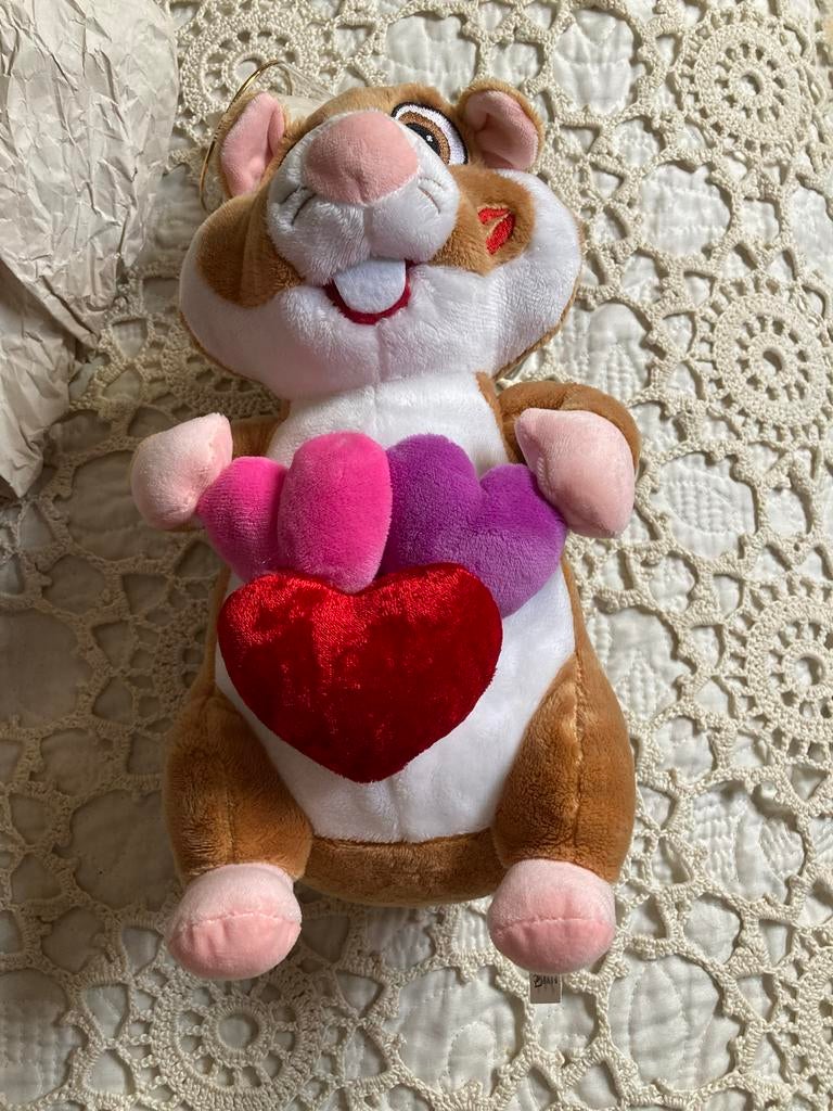 Hamster knuffel met hartjes  Albert Heijn, Verzamelen, Albert Heijn, Ophalen of Verzenden