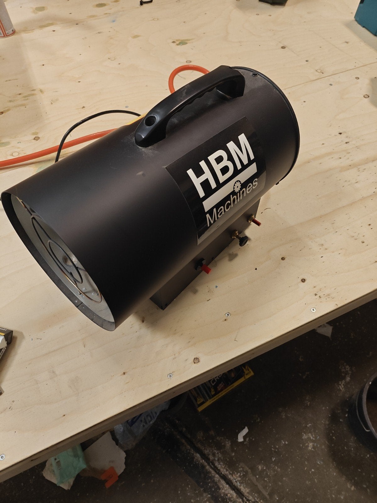 HBM Machines Gasheater 15.0KW - Zo goed als nieuw, Ophalen, 30 tot 80 cm, Kachel, Zo goed als nieuw