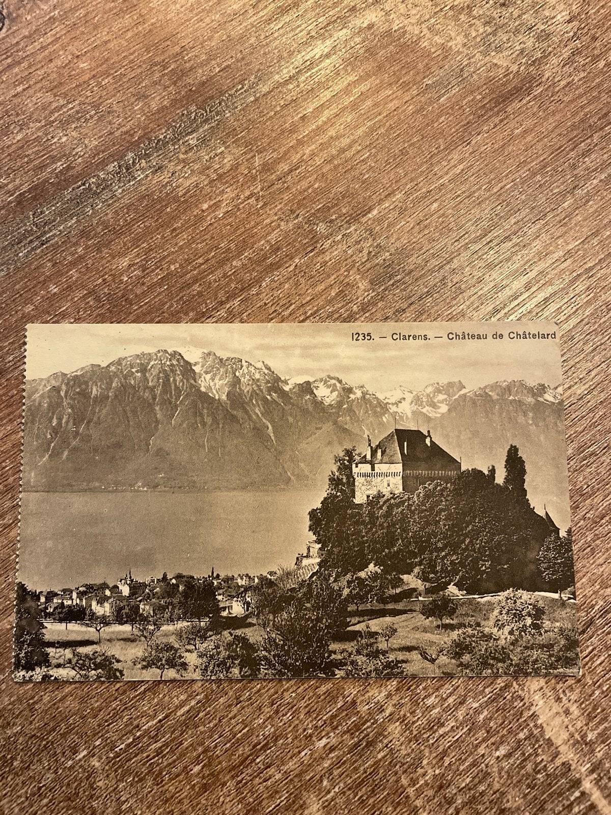 Oude ansichtkaart Clarens - Château de Châtelard, Zwitserlan, Ophalen of Verzenden, 1920 tot 1940, Gelopen, Overig Europa
