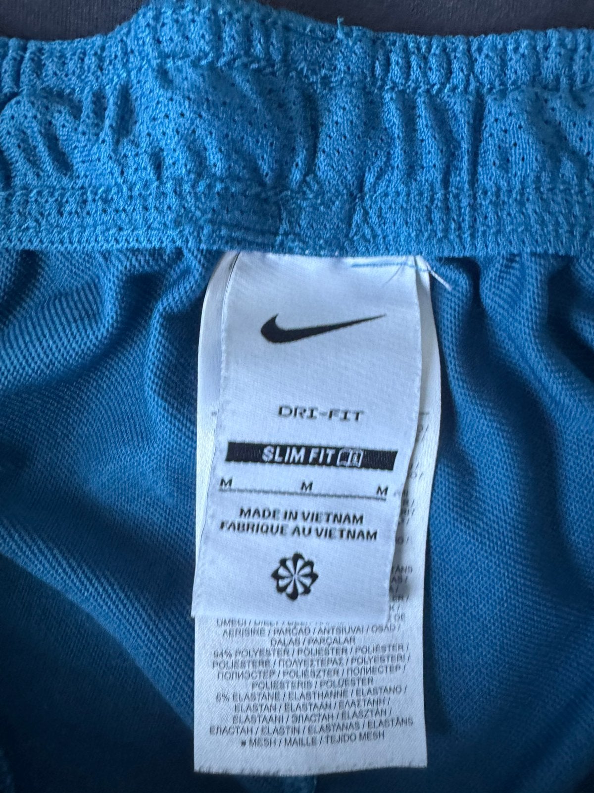 Nike Dri-FIT Trainingspak - Blauw (Maat M/L), Zo goed als nieuw, Voetbal, Verzenden, Maat 48/50 (M)