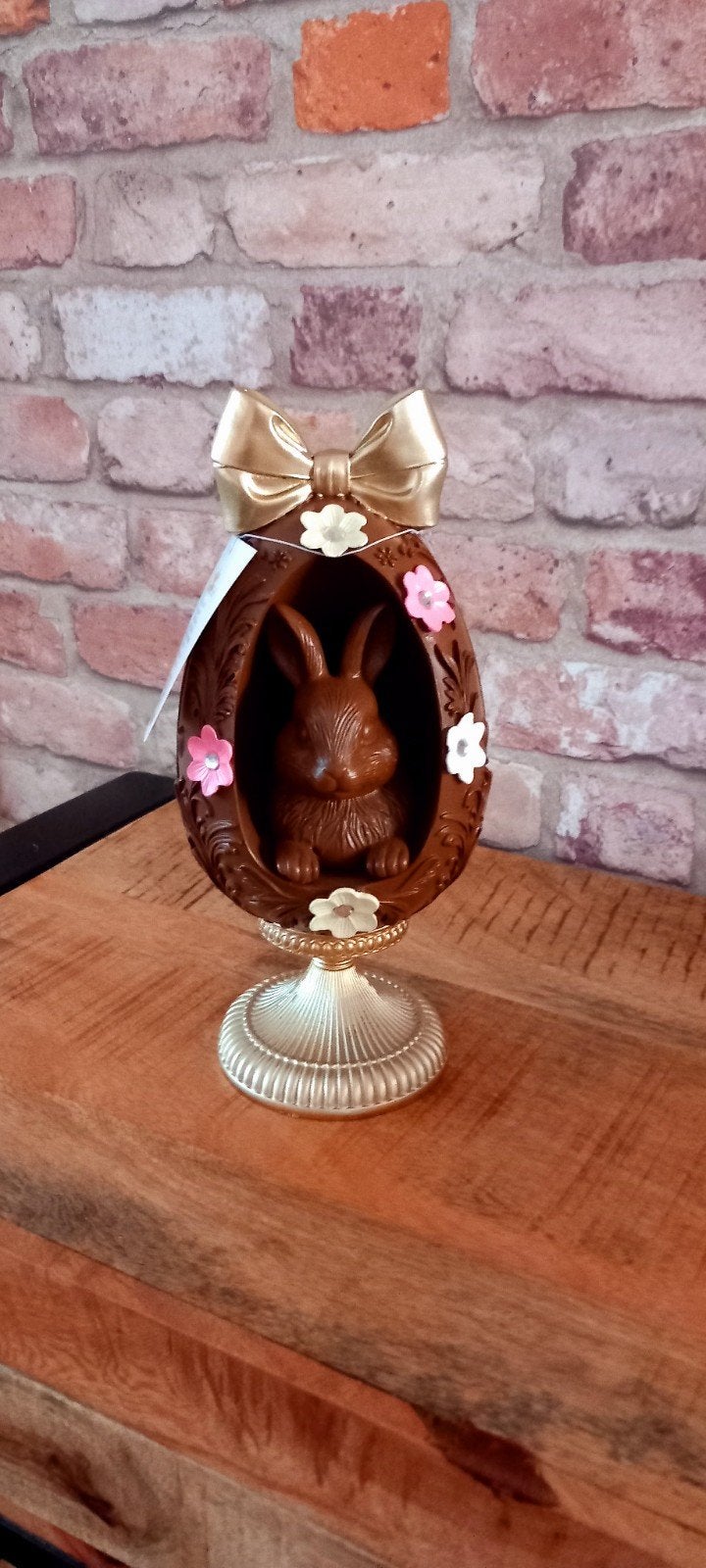 Clayre&Eef:Grote 26cm Decoratie Ei Konijn Beeld♥️NIEUW♥️, Ophalen of Verzenden, Nieuw, Dier