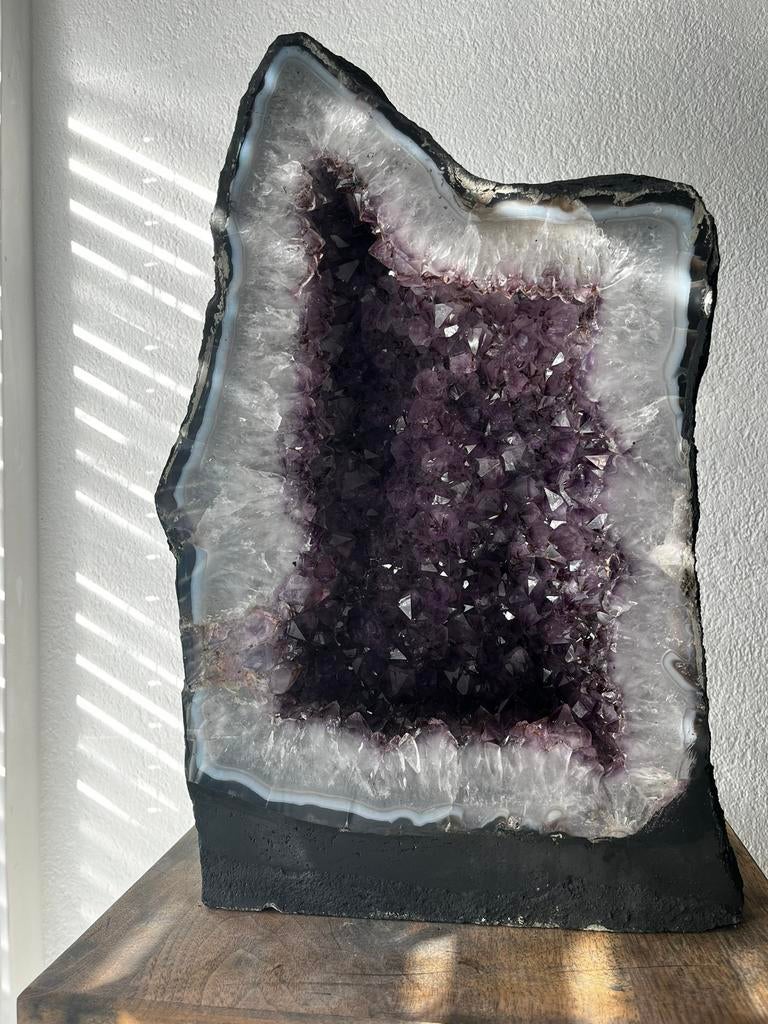 Grote Amethist Geode Brazilië 28,83 KG., Ophalen