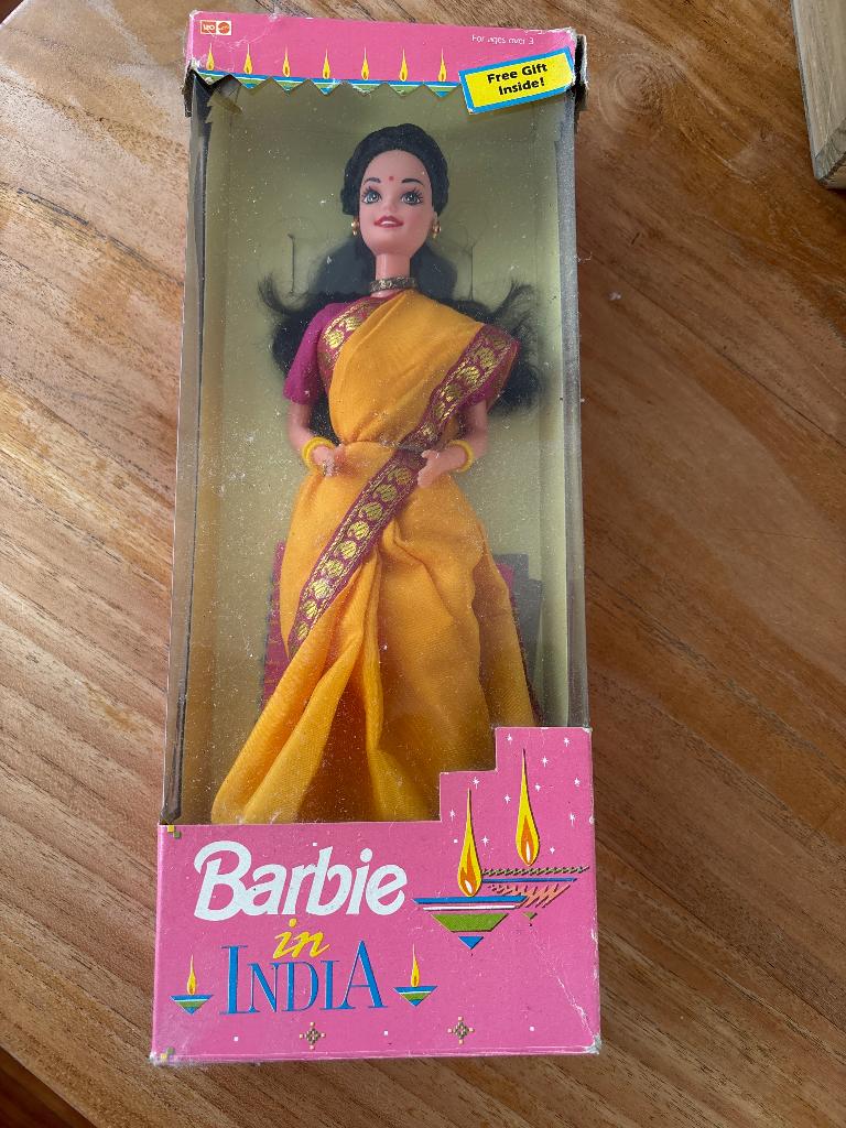 Barbie Vintage pop Mattel in India in verpakking doos, Ophalen of Verzenden, Nieuw, Pop