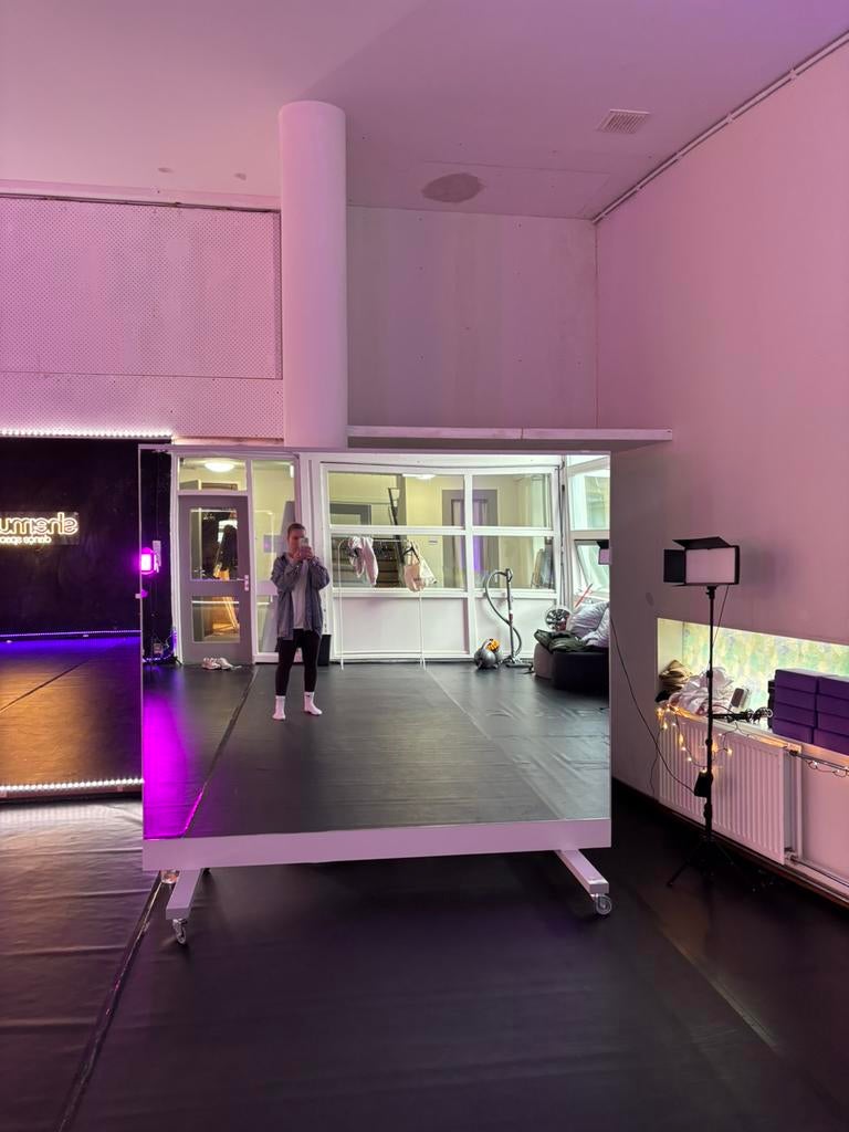 Professional Mobile Dance Studio Mirror (Ballet Barre)
