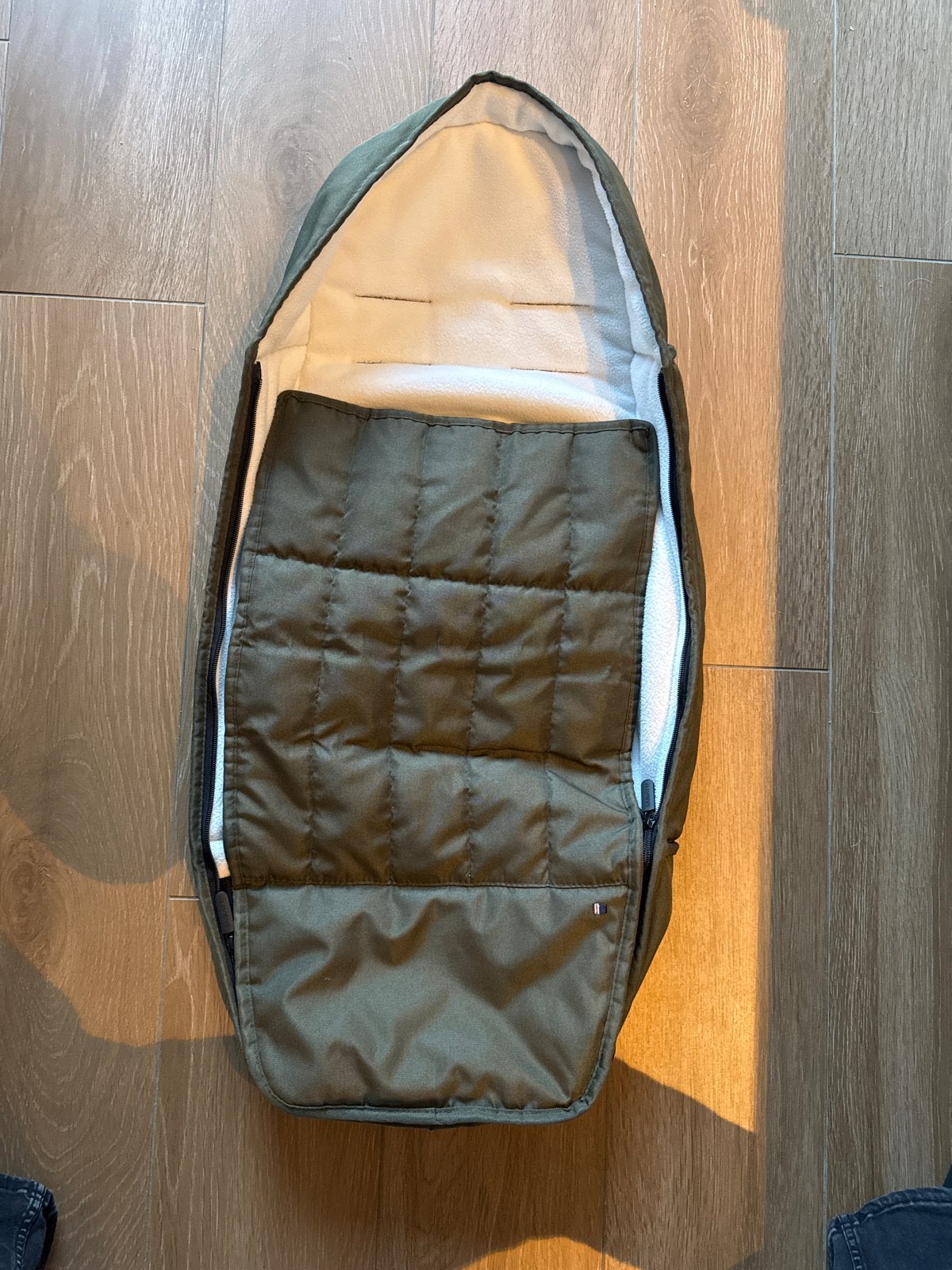 Dubatti Voetenzak voor kinderwagen - Olijfgroen, Ophalen, Gebruikt