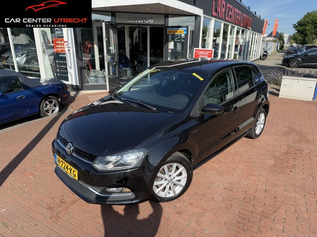 Volkswagen Polo 1.0 |5DRS|AIRCO|CRUISE CONTROL| (bj 2016), Auto's, Volkswagen, Euro 6, Zwart, Bedrijf, Handgeschakeld