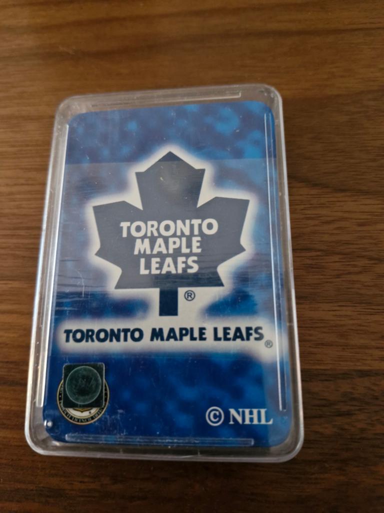 Speelkaarten Toronto Maple Leafs NHL, Ophalen of Verzenden, Zo goed als nieuw, Speelkaart(en)