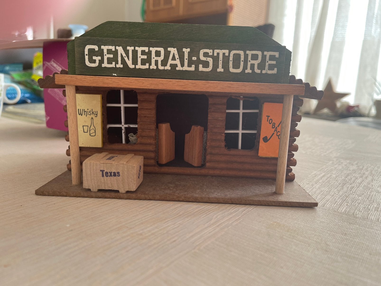 Vintage houten General Store Oehme & Sohne - met doos, Ophalen of Verzenden, Zo goed als nieuw