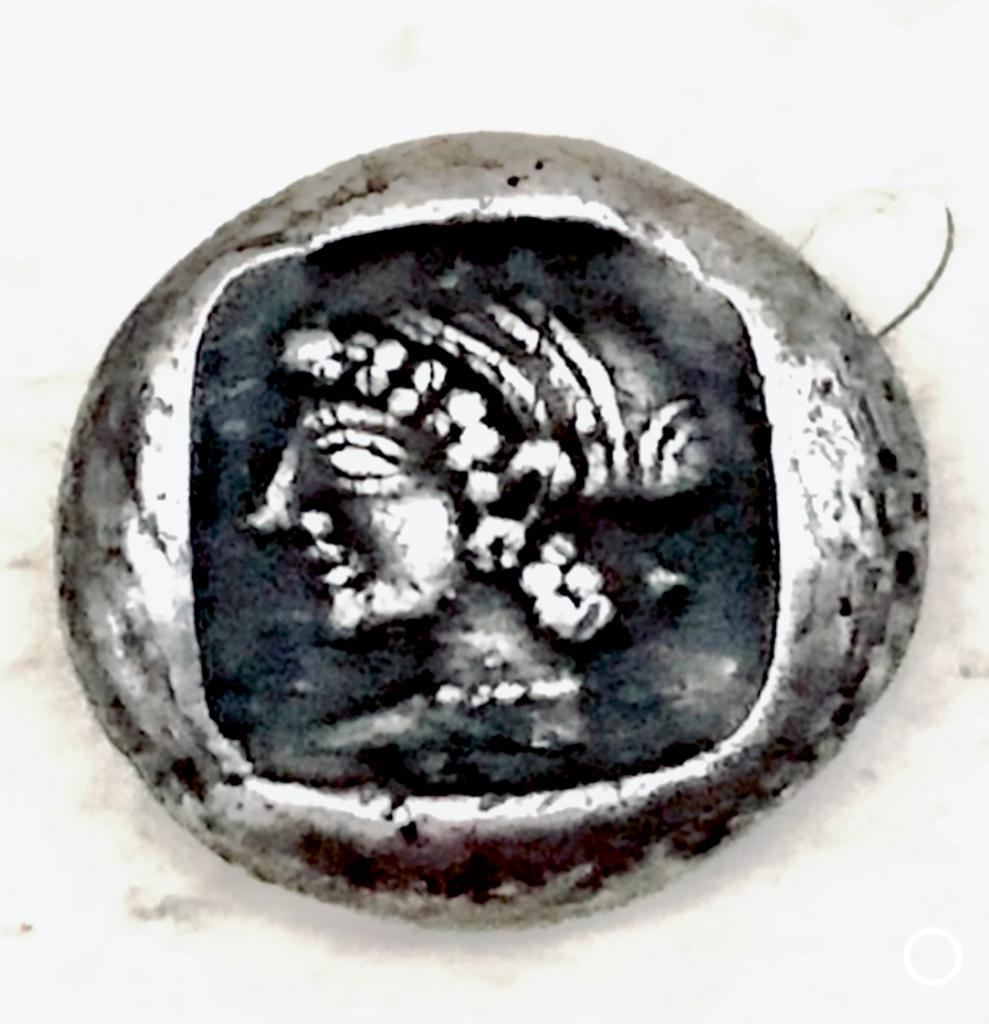 Antieke munt bodemvonts Turkye, Verzenden, Midden-Oosten, Zilver