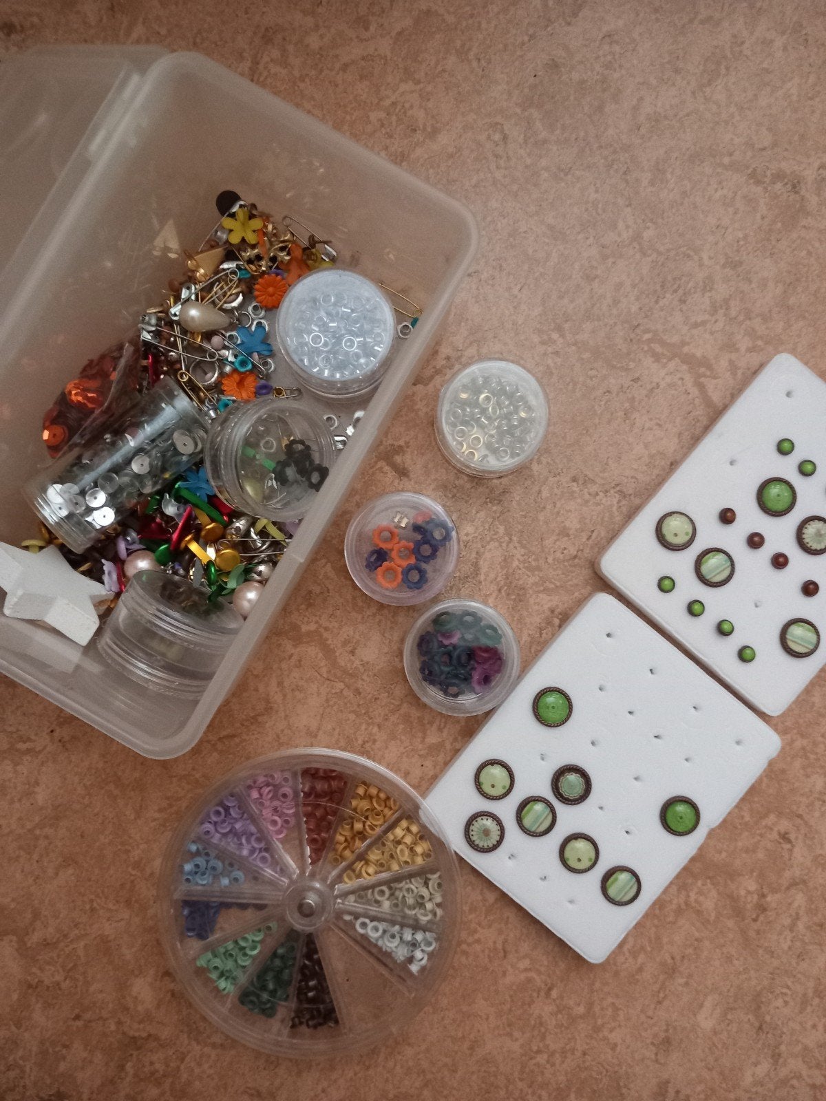 set hobby materialen voor scrapbooking, Ophalen of Verzenden, Zo goed als nieuw
