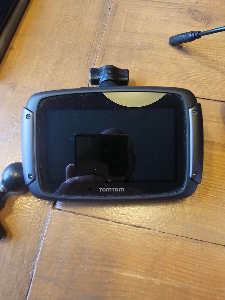 TomTom Rider 550 Motor navigatie met accessoires, Ophalen of Verzenden, Zo goed als nieuw