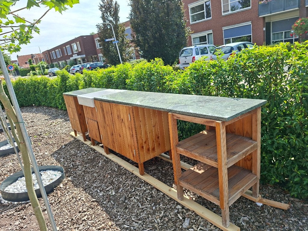 buitenkeuken Douglas, Ophalen, Nieuw, Gas, Vrijstaand