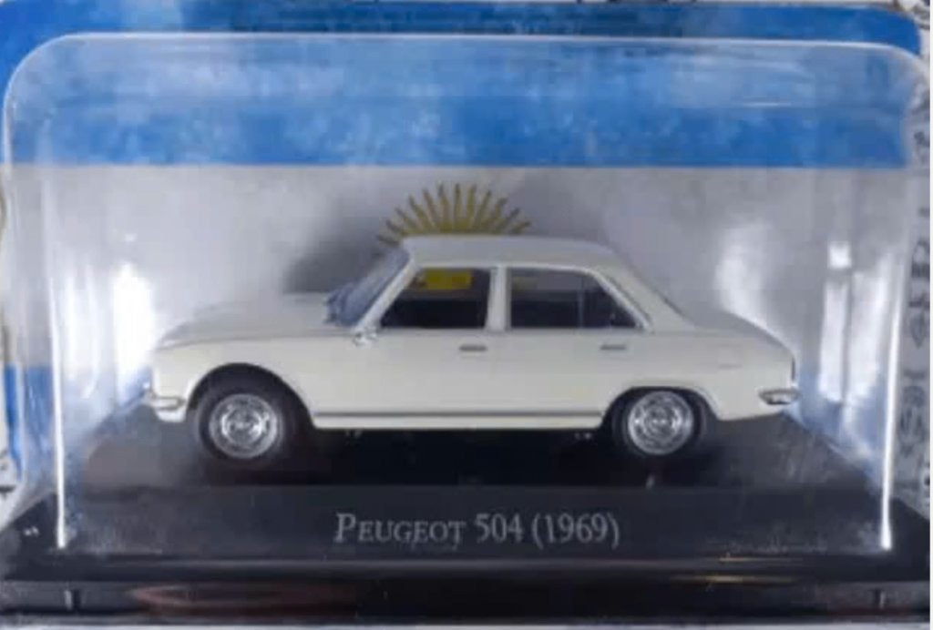 Peugeot 504 1969 schaal 1/43 serie Autos Argentinos # 2, Verzenden, Nieuw, Auto, Overige merken