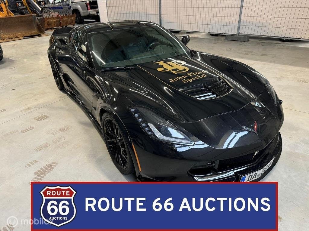 Chevrolet Corvette C7 Z06 | 2018 | Route 66 Auctions, Auto's, Chevrolet, Gebruikt, Overige carrosserieën, Zwart, Bedrijf