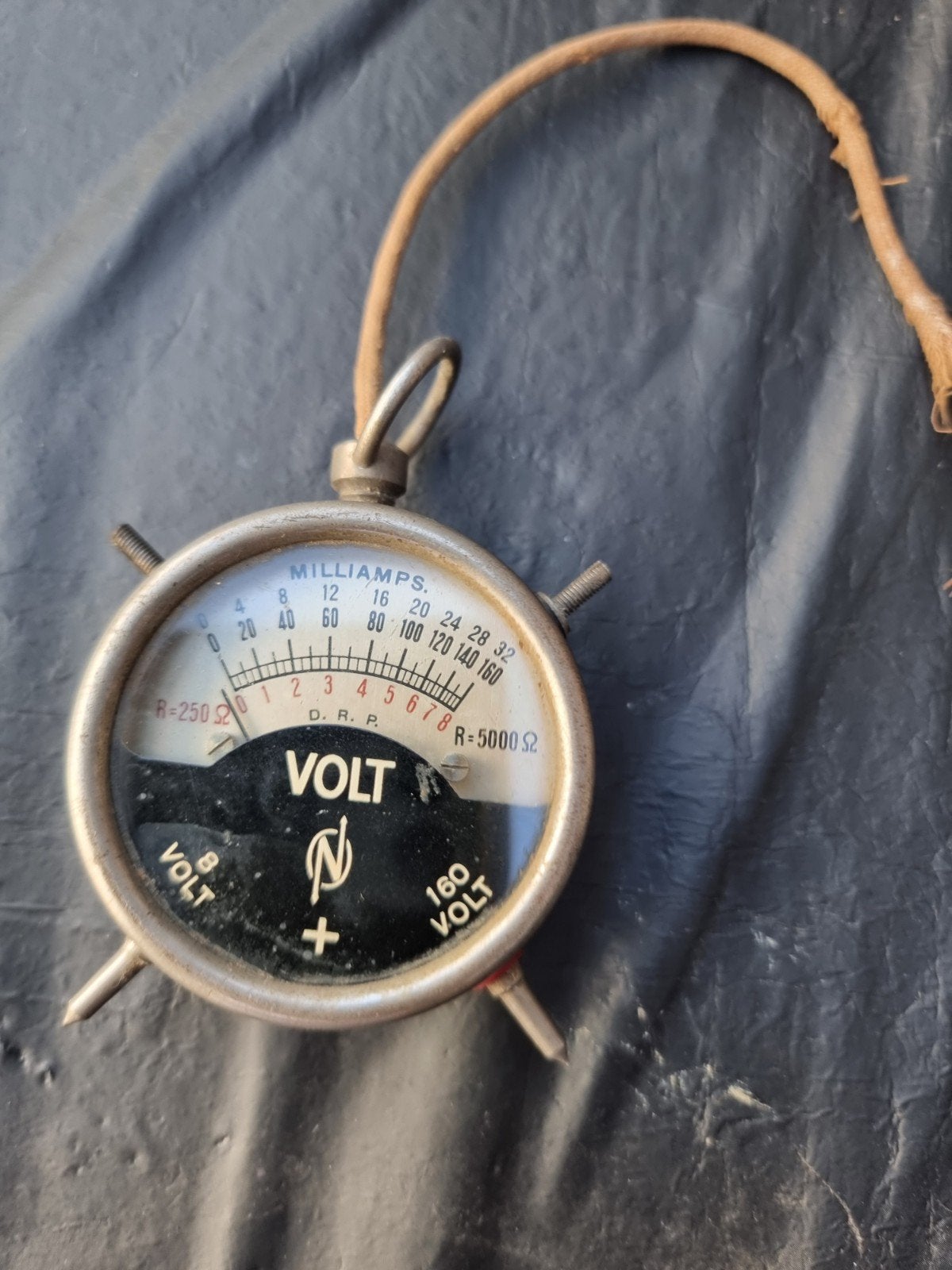 Vintage Voltmeter Milliammeter - Antiek Meetinstrument, Antiek en Kunst, Ophalen