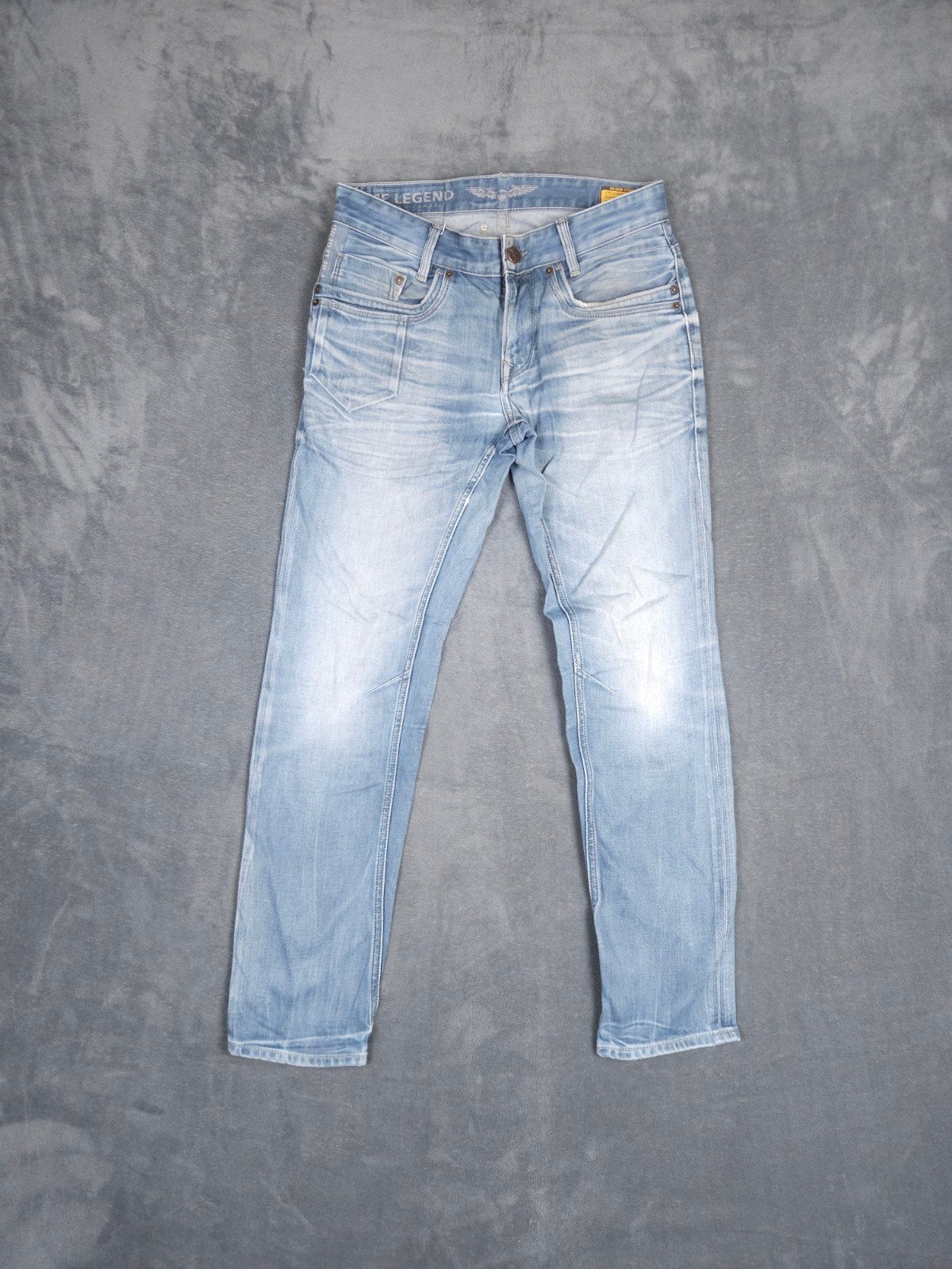 Pme Legend Broek W32 L32 Regular Fit Tapered Blauw Pall Mall, Blauw, ., Pall Mall PME Legend, Overige maten