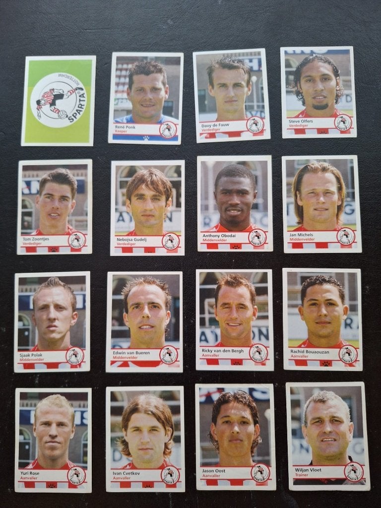 Complete set stickers Sparta Rotterdam 2005/06, Verzamelen, Sportartikelen en Voetbal, Ophalen of Verzenden, Nieuw, Sparta, Poster, Plaatje of Sticker