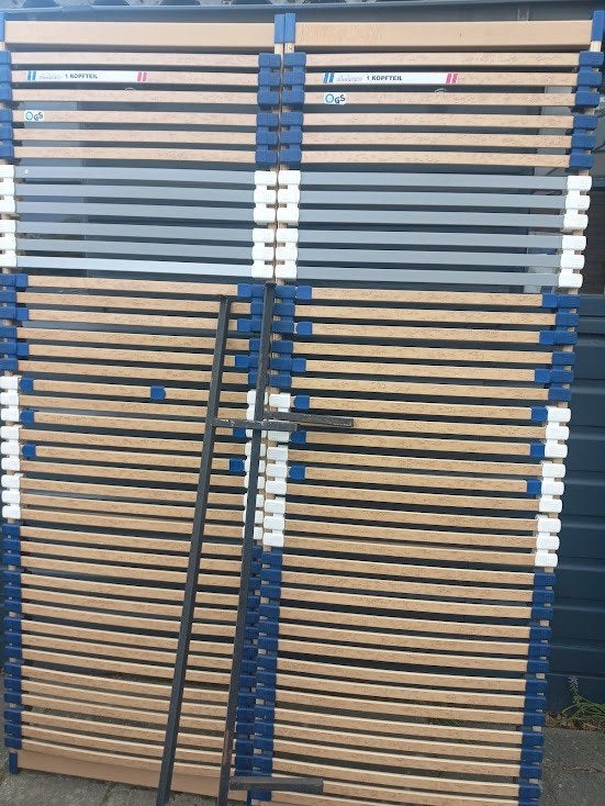 Lattenbodem, Ophalen, Gebruikt, Bedbodem, 200 cm