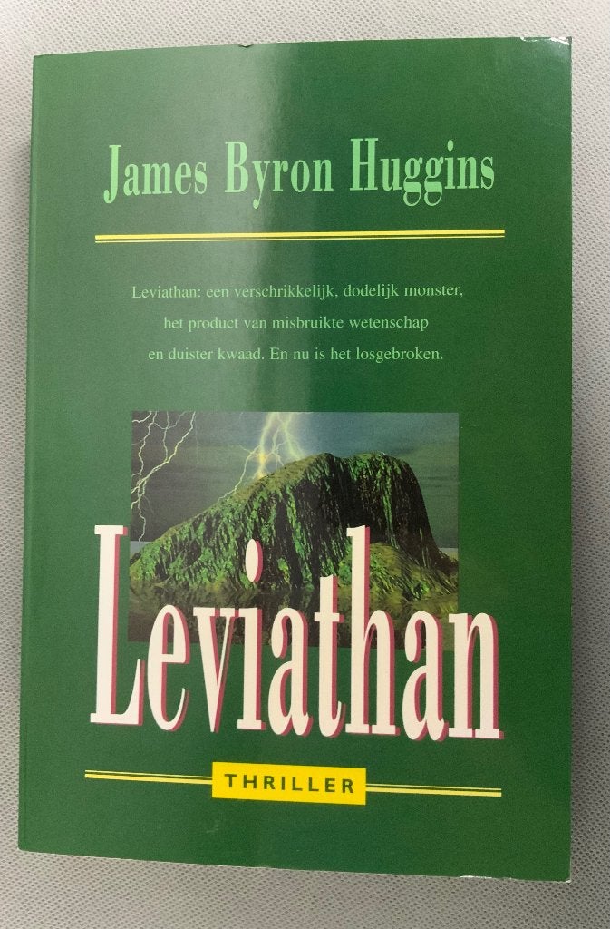 Boek / Fantasy Thriller Leviathan - James Byron Huggins 1997, Boeken, Ophalen of Verzenden, Gelezen, James Byron Huggins