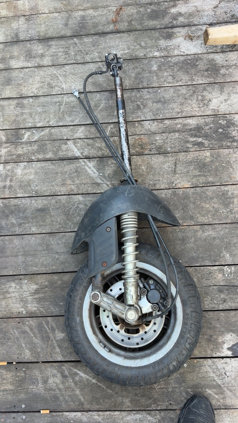 Vespa lx vork omgelast voor zip, Fietsen en Brommers, Brommeronderdelen | Scooters, Ophalen, Gebruikt, Overige typen, Piaggio