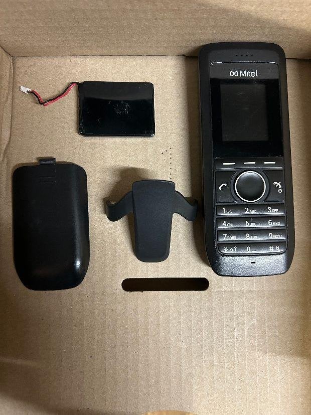 ➡️ Mitel 5613 DH6 Dect Handset Accu, Clip 50006897, Ophalen of Verzenden, Refurbished, 1 handset