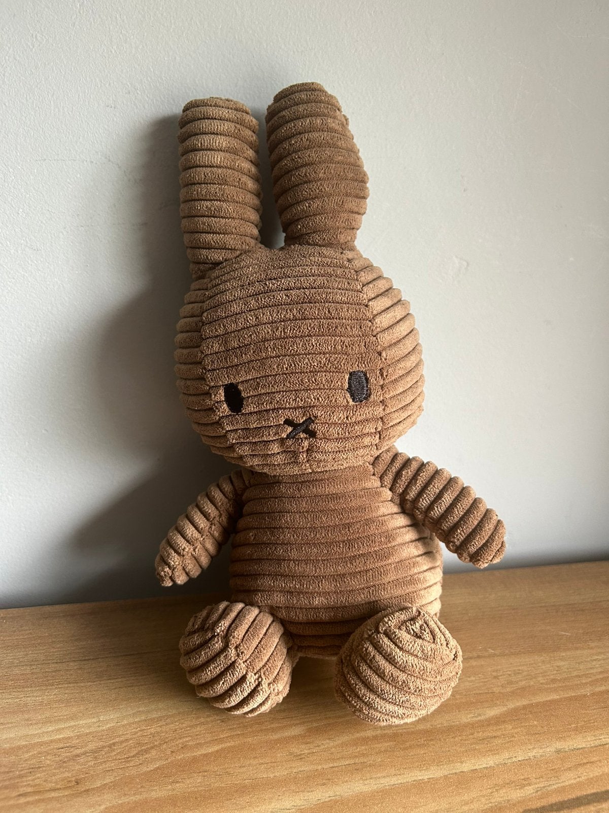 Nijntje miffy corduroy knuffel knuffeltje knuffels, Verzenden, Zo goed als nieuw, Overige typen