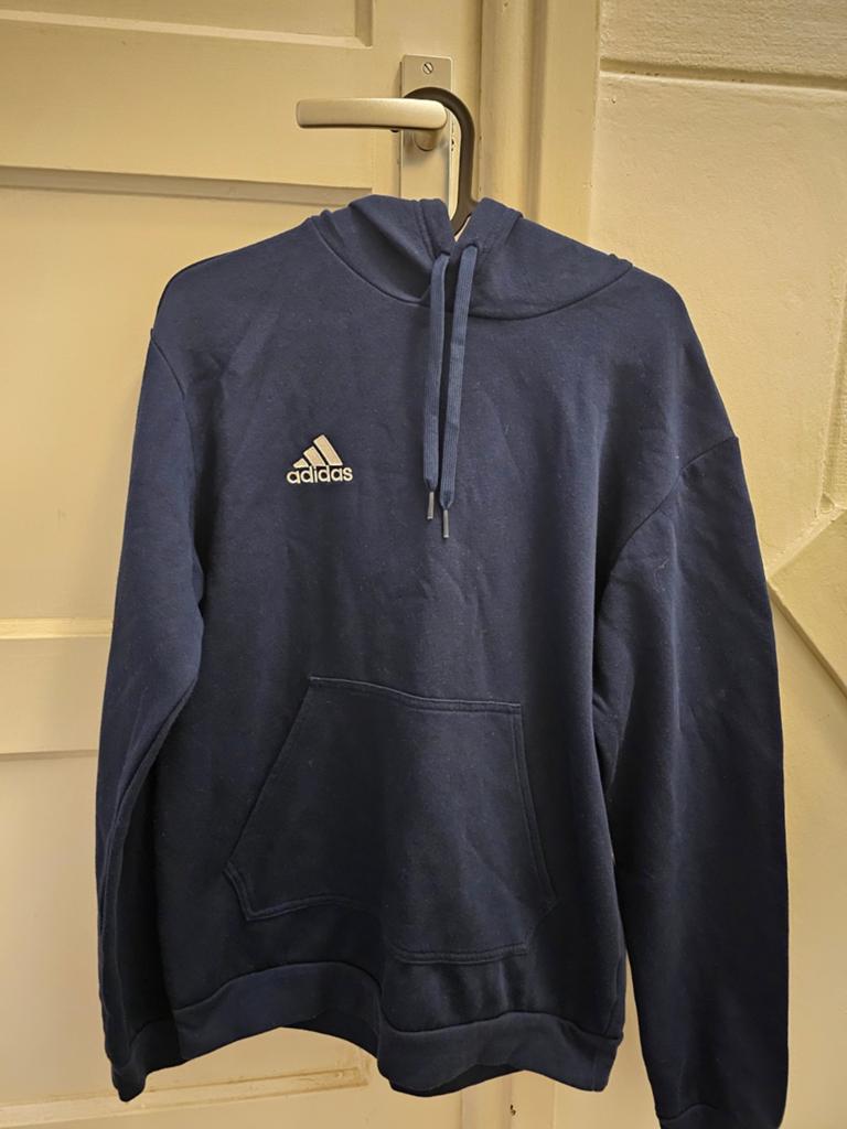 Adidas Hoodie - Donkerblauw, Kleding | Heren, T-shirts, Blauw, Ophalen of Verzenden, Adidas, Gedragen