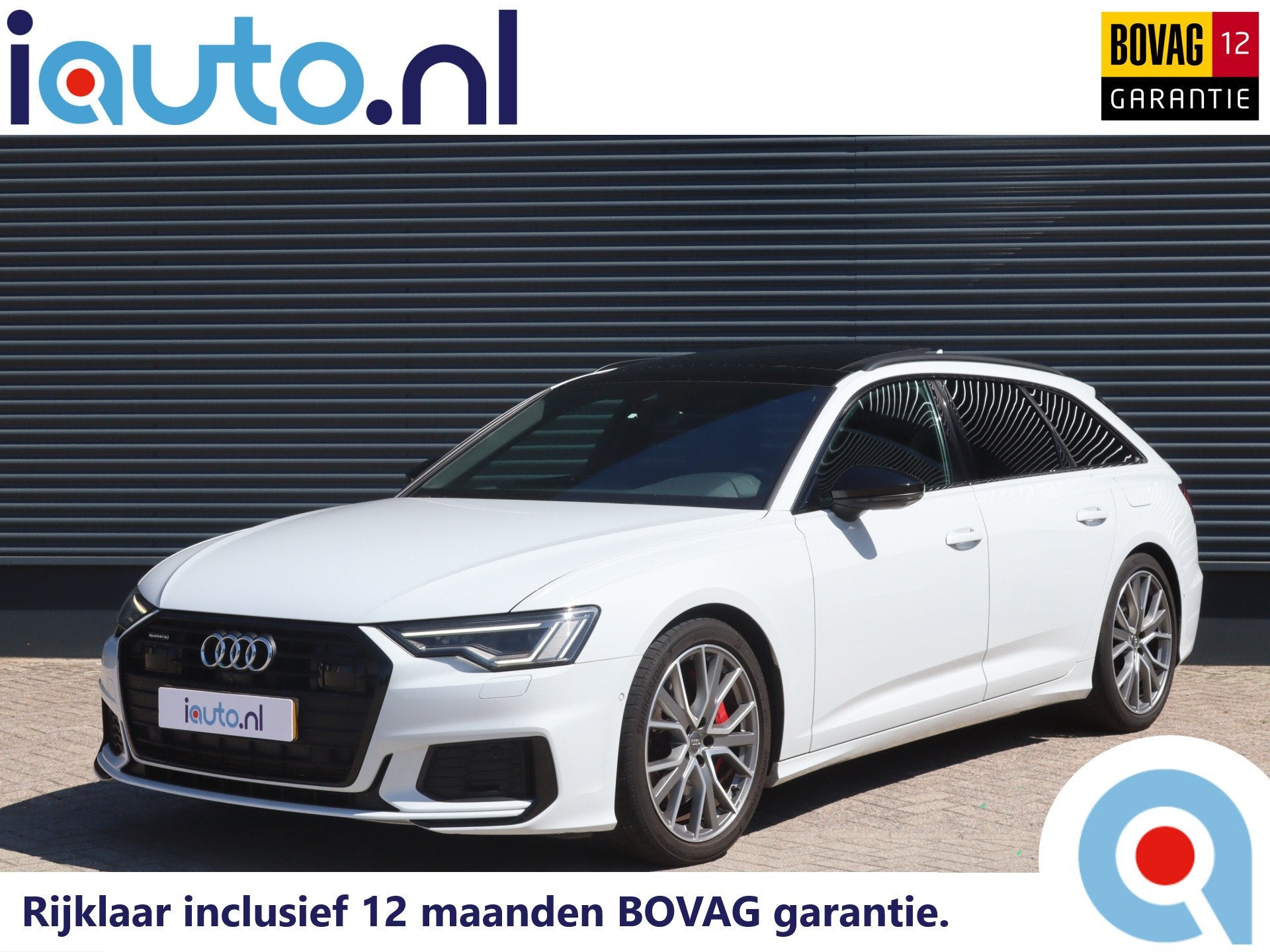 Audi A6 Avant 55 TFSI e quattro Competition Pano/Matrix LED/, Automaat, Gebruikt, 4 cilinders, Wit