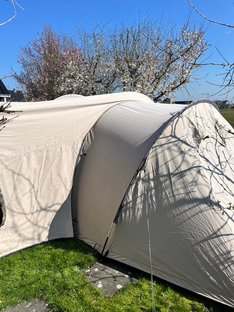 Nomad Masai 6 persoons katoenen tent, Caravans en Kamperen, Tenten, Ophalen of Verzenden, Gebruikt, Tot en met 6