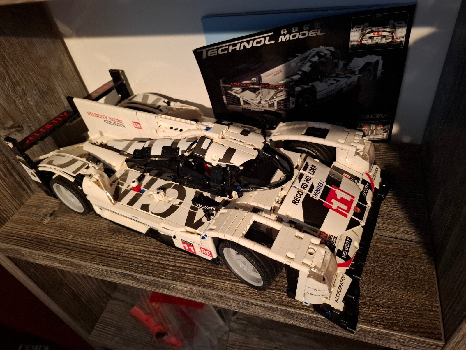 Lepin Mouldking 24u Le Mans race auto schaal 1:10, Gebruikt, Ophalen of Verzenden, Technic, Complete set
