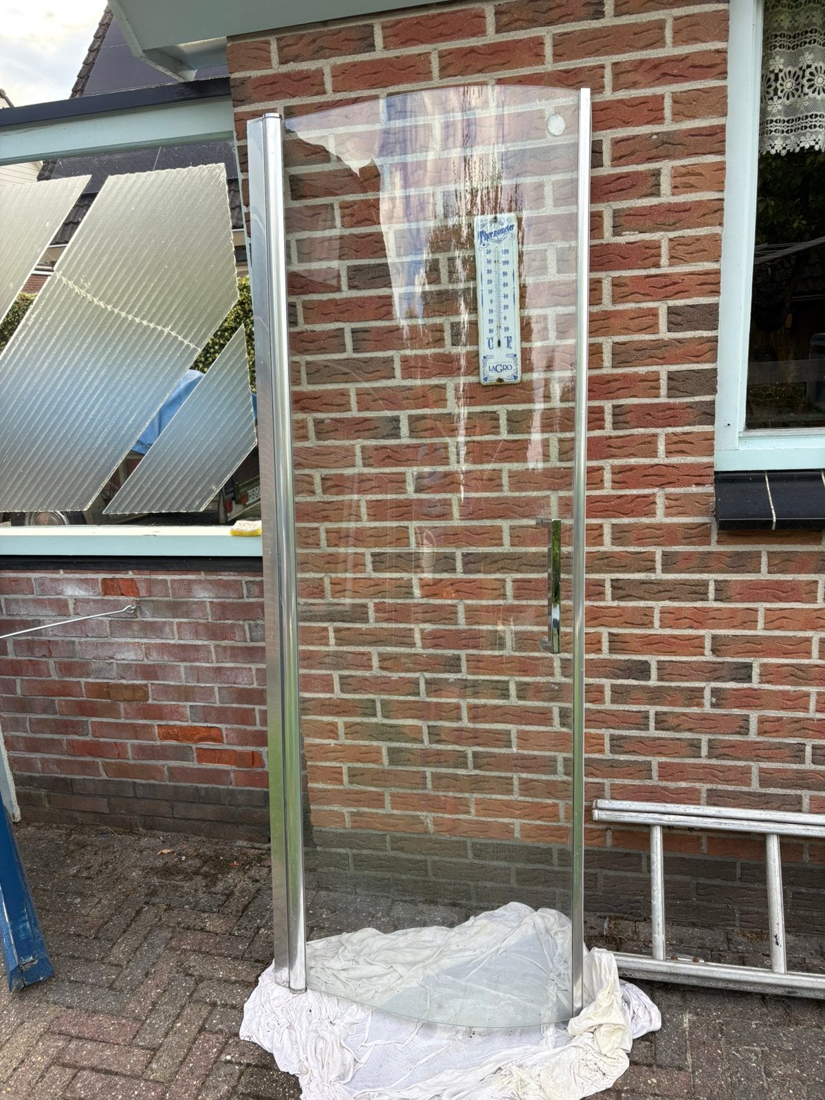 Douchedeur beweegbaar naar 2 kanten, Ophalen, Zo goed als nieuw, Douche